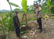 Sosialisasi Ketahanan Pangan, Bhabinkamtibmas Desa Jagaraga Rangkul Petani Lokal