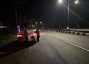 Patroli Terjadwal Polsek Kediri Jaga Kamtibmas di Jalur By-Pass BIL