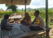 Polsek Sekotong Aktif Bangun Ketahanan Pangan Lewat Kunjungan Bhabinkamtibmas
