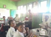 Pengamanan Ketat Polsek Gerung dalam Program Gizi Sekolah