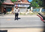 Kecelakaan Ganda, Unit Gakum Satlantas Polres Bima Lakukan Olah TKP