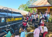 Kepedulian Polri di Hari Bhayangkara: Air Bersih untuk Desa Labuan Tereng