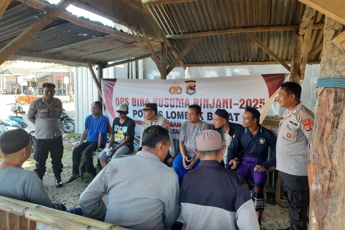 Polres Lombok Barat Gelar Operasi Kamtibmas di Pasar Segenter