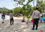 Polisi Sigap Berpatroli, Wisata Senggigi Lombok Barat Makin Nyaman