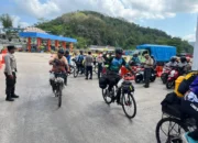 Tingkatkan Kamtibmas, Polsek Lembar Aktifkan Patroli di Atas Kapal Penyeberangan