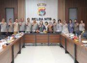 Polda NTB menerima kunjungan Tim Visitasi Nominator Male Award in Support of UN “HeForShe”