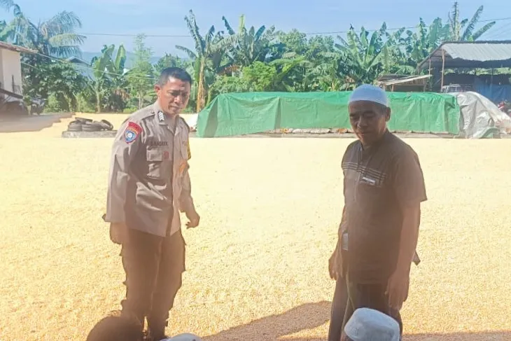 Sinergi Polisi dan Petani Jaga Pasokan Jagung di Lombok Barat