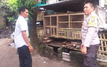 Motivasi Bhabinkamtibmas, Warga Nekat Bangun Kandang Ayam di Pekarangan