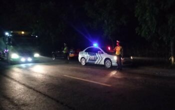 Malam Bebas Kendaraan di Gerung Berlangsung Lancar dan Tertib