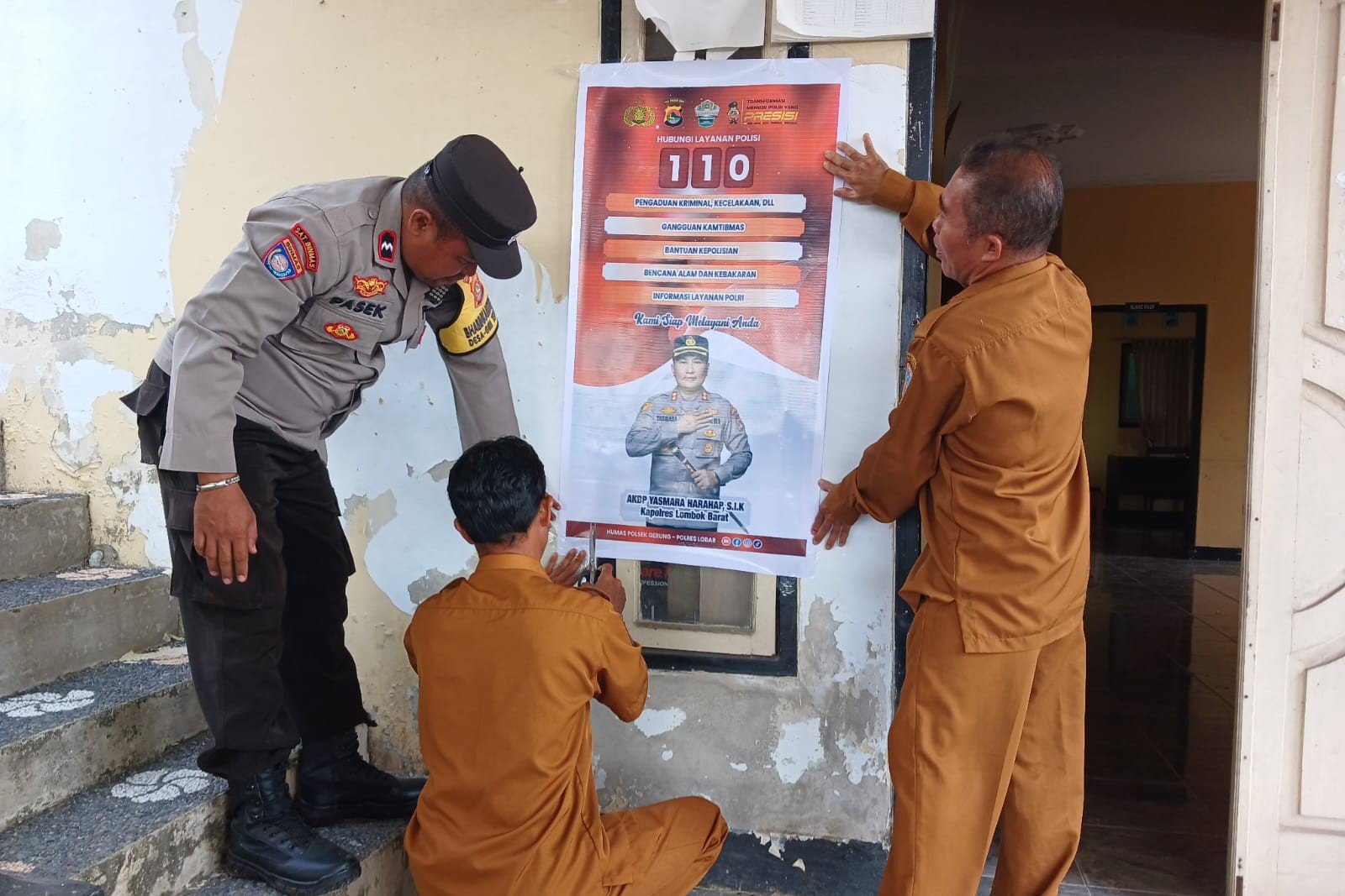 Call Center 110, Langkah Polsek Gerung Wujudkan Polisi Responsif dan Modern