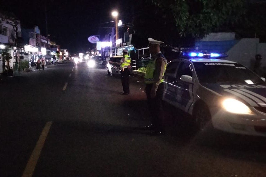 Malam Aman di Lombok Barat: Polisi Antisipasi Balap Liar dan Kejahatan Jalanan